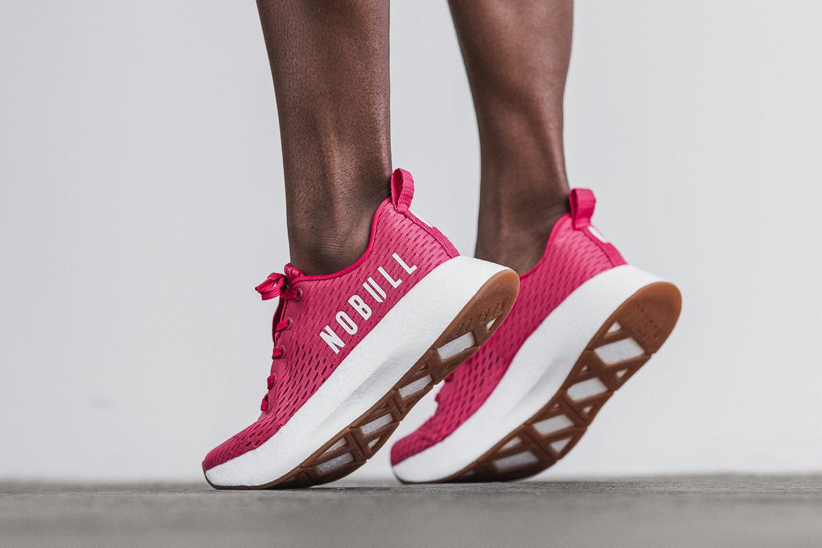 Nobull Runner+ Women's Running Shoes White | Australia (NO9837)